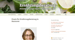 Desktop Screenshot of ernaehrungsberatung-schwager.de